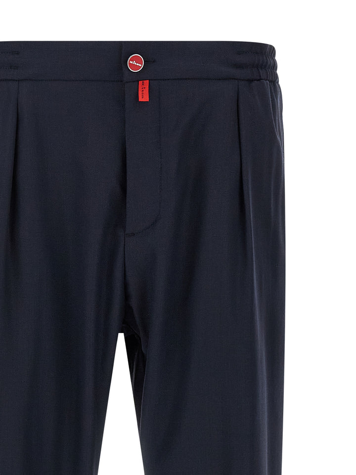 Kiton Pull-On Pants - Blue | 625c3473cbd8f4348a145e83d8e8780c611b8ff6