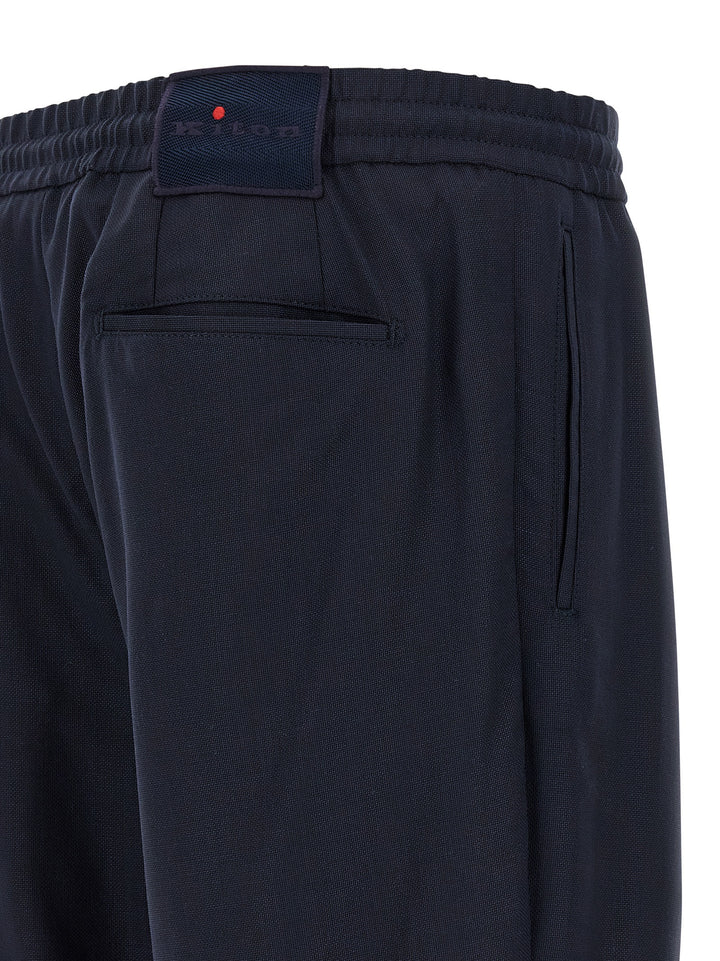 Kiton Pull-On Pants - Blue | c77b715c7e4551fd2e01b998f6c40ea8de49f1ce