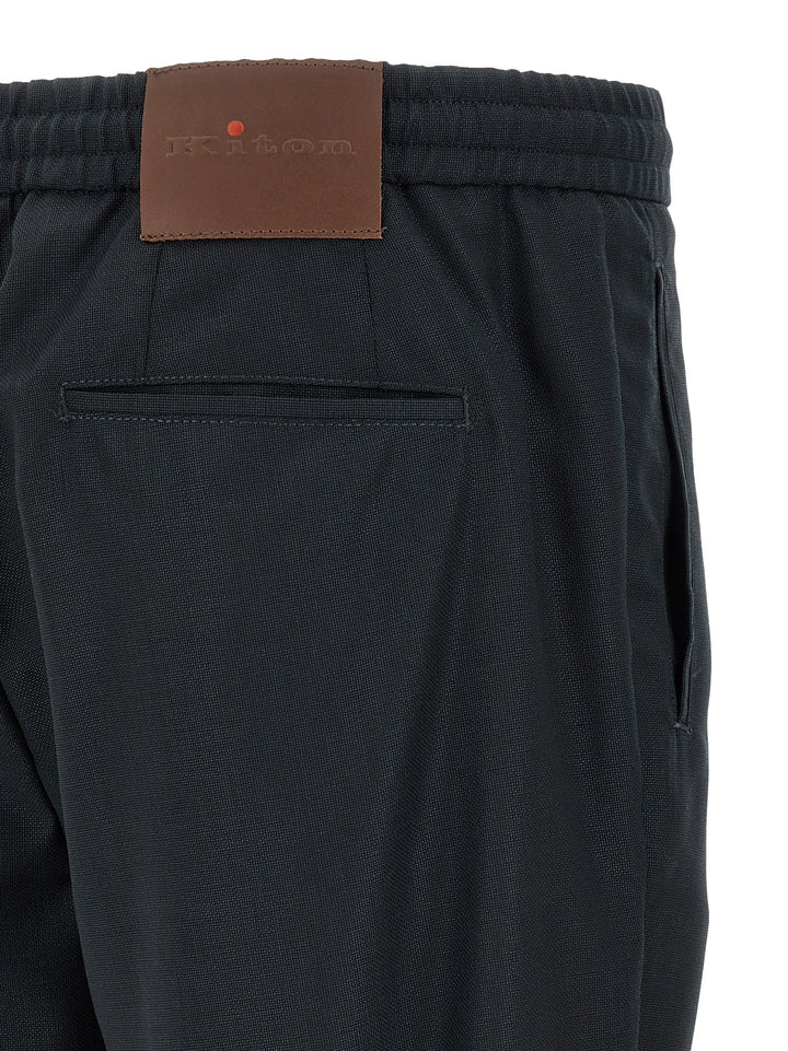 Kiton Red Button Pants - Blue | ea782accefa8b3ea9cf23fd5931a558960fc1e22
