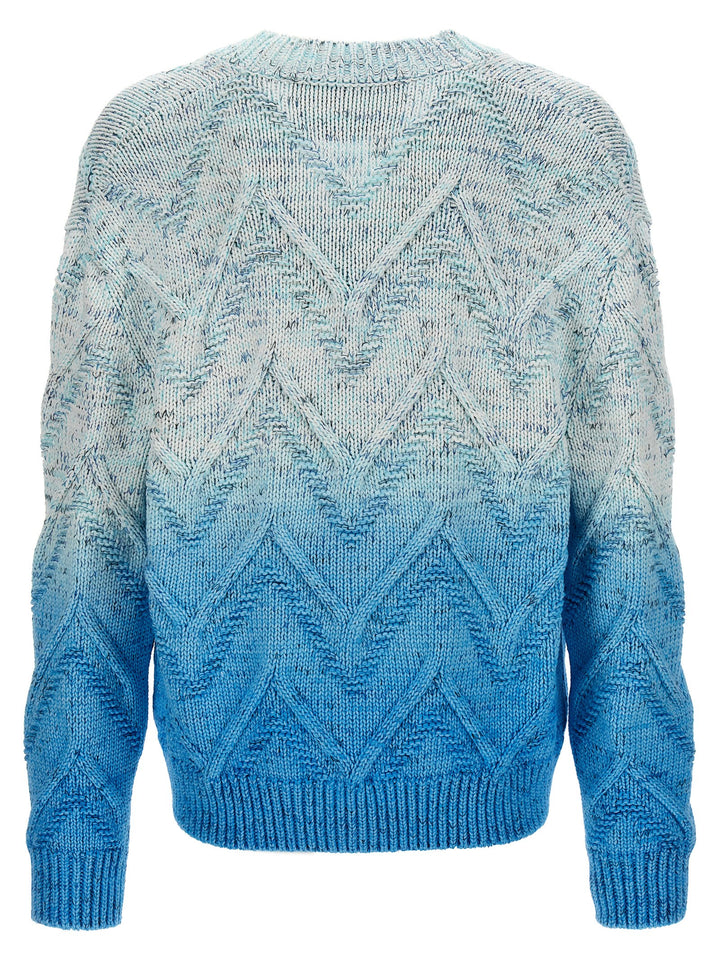 Degrade Cardigan Sweater, Cardigans Light Blue