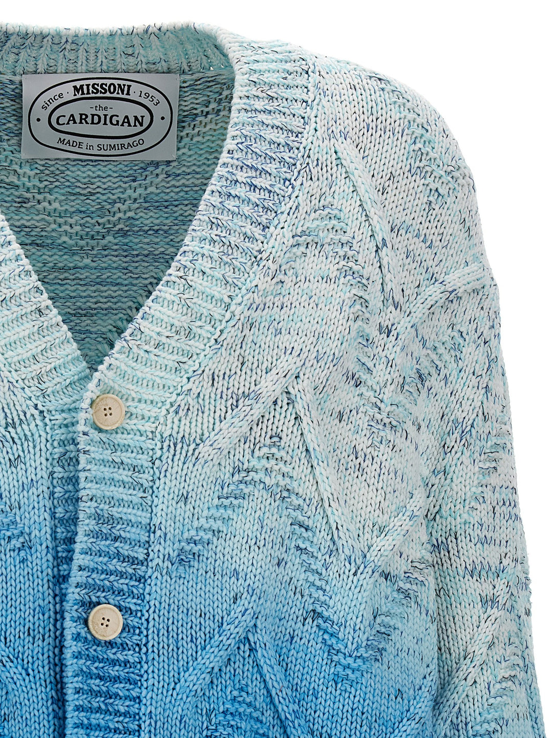 Degrade Cardigan Sweater, Cardigans Light Blue