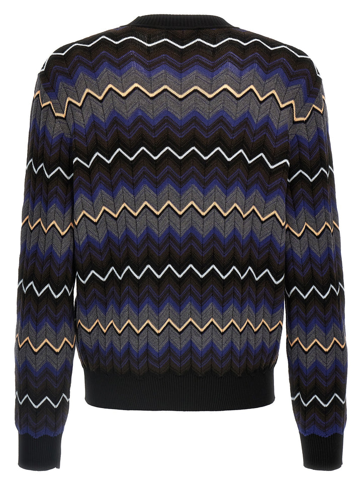 Zig Zag Sweater, Cardigans Multicolor