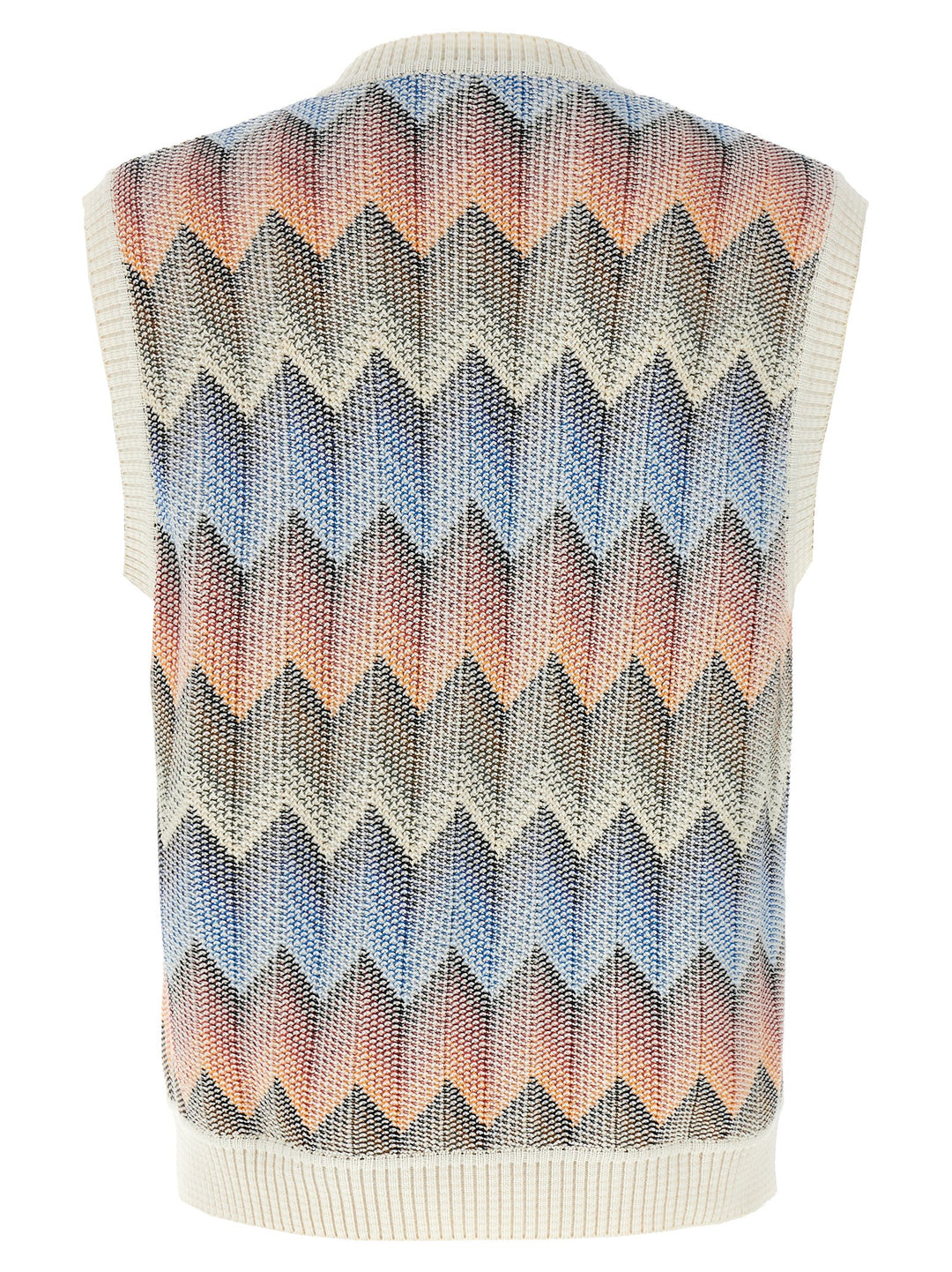 Missoni Chevron Vest Gilet - Multicolor | f4eda31ba36264ba0ccd36026f8b74e475df232f