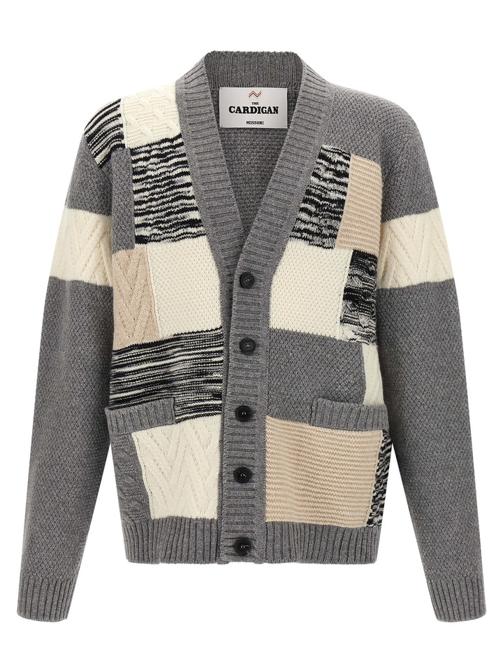 Missoni Patchwork Cardigan Sweaters and Cardigans - Beige | 0fc30f141f9d42b62d51d0ed5354b3f2056379c4