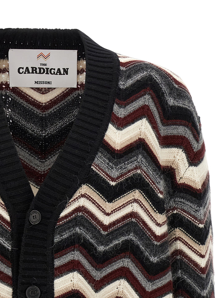 Missoni Zigzag Cardigan Sweaters and Cardigans - Multicolor | 99b14d43aafce3ea21d430e3a647cf4556e4ddea