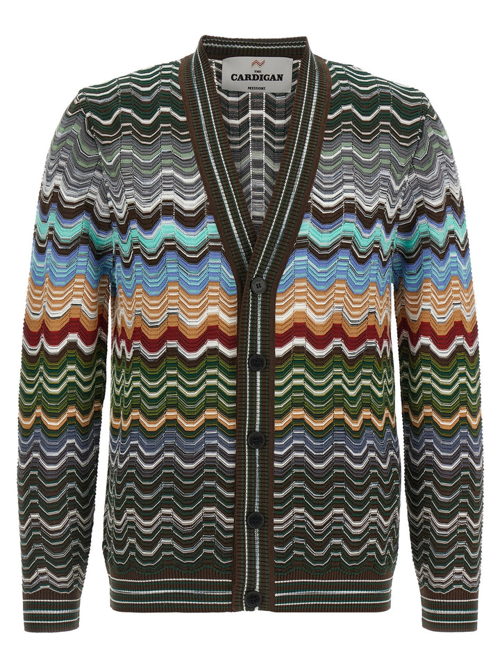 Missoni Greek Pattern Cardigan Sweaters and Cardigans - Multicolor | c42a1a49e77c45b6fe036996ac4423787338a69a