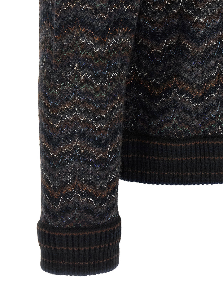 Missoni Knitted Polo Shirt Sweaters and Cardigans - Multicolor | 25af668d051d37b269947a37b9a1e7ae13c232bf