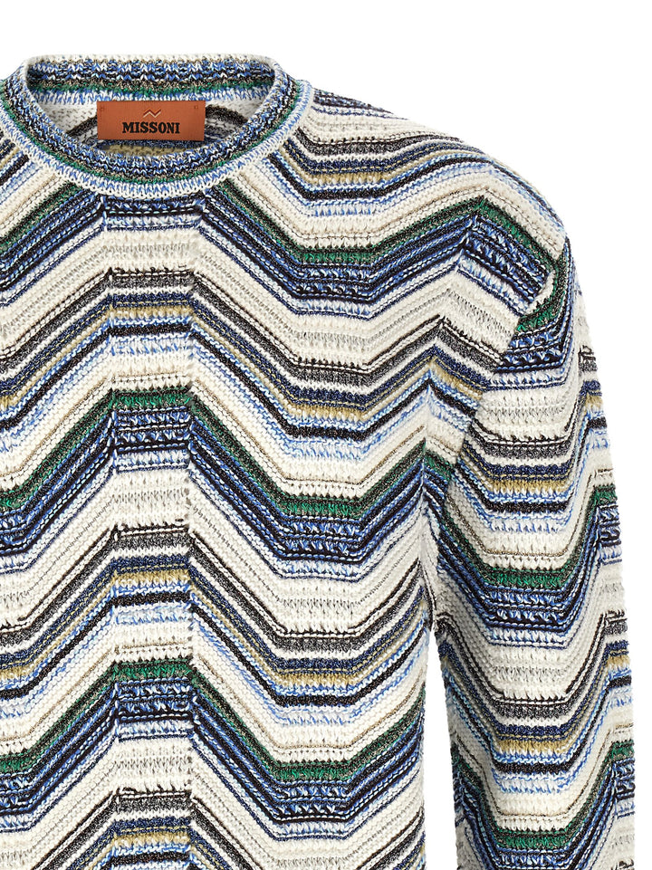 Missoni Geometric Zig Zag Sweater Sweaters and Cardigans - Multicolor | 27ed98df8f08268165bf9aee56144df9e992acf2