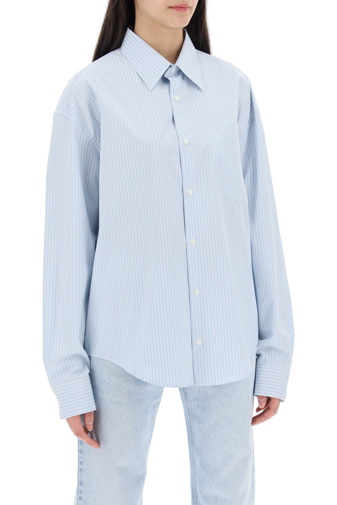 Camicia Oversize A Righe