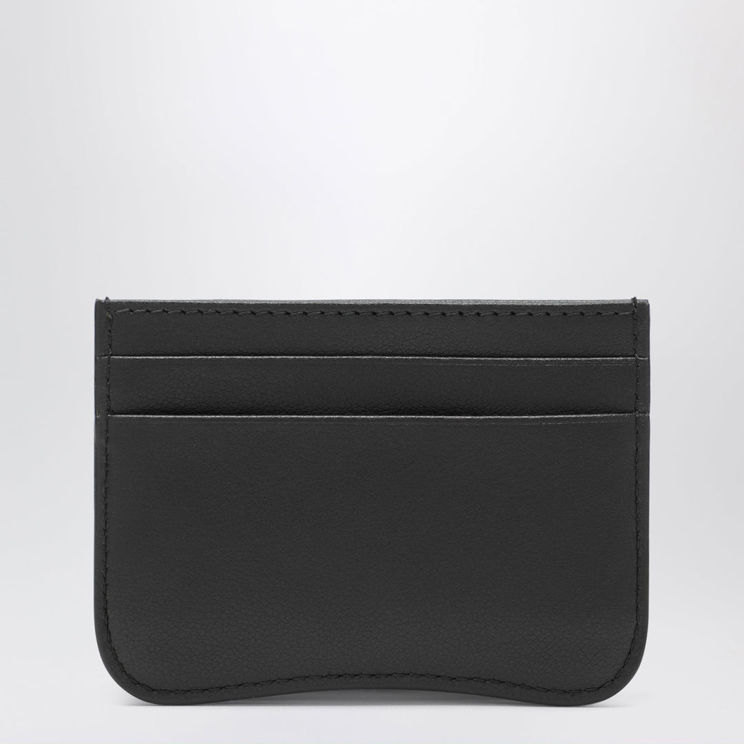 Ami Paris Ami De Coeur Cardholder Black In Leather