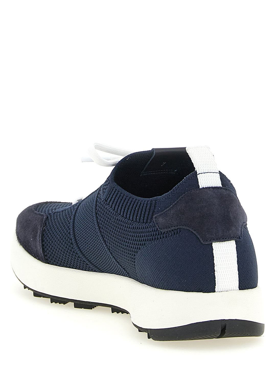 Kiton Technical Cotton Sneakers - Blue | 13300343bd72456d622a6eef7baa71ff085b8535