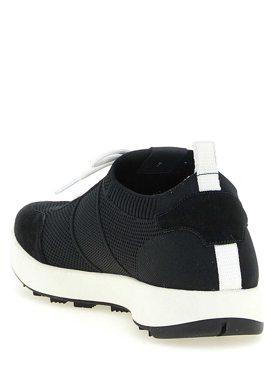 Kiton Technical Cotton Sneakers - Black | 8083f9d023c16585d44ee7a31b072735f9241326