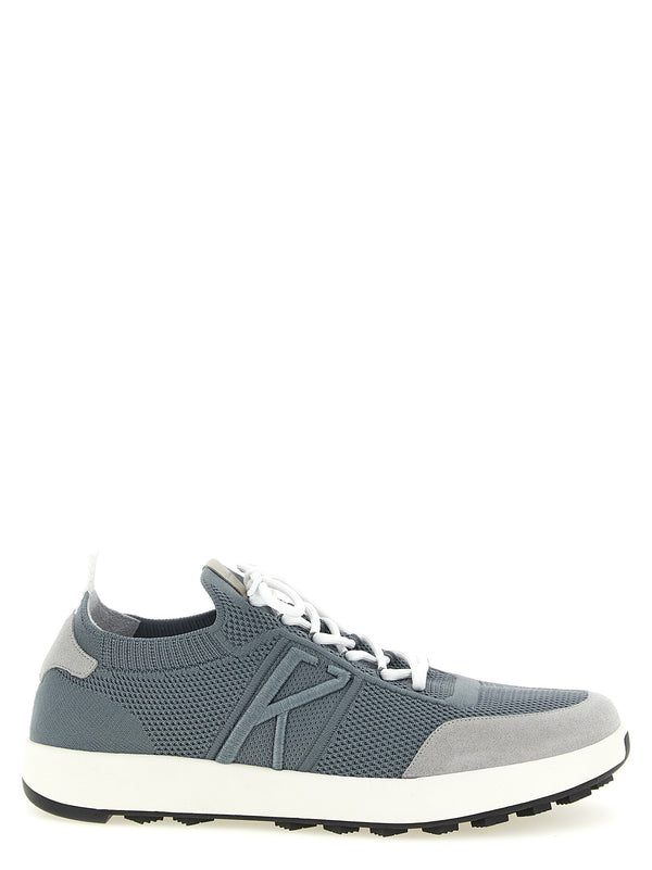 Technical Cotton Sneakers Gray