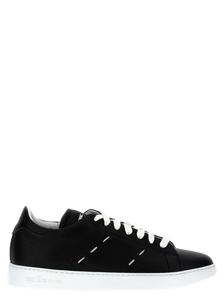 Leather Sneakers Black