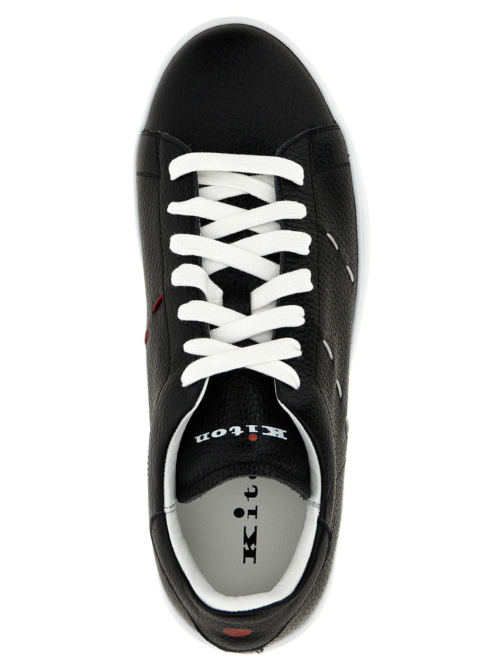 Leather Sneakers Black