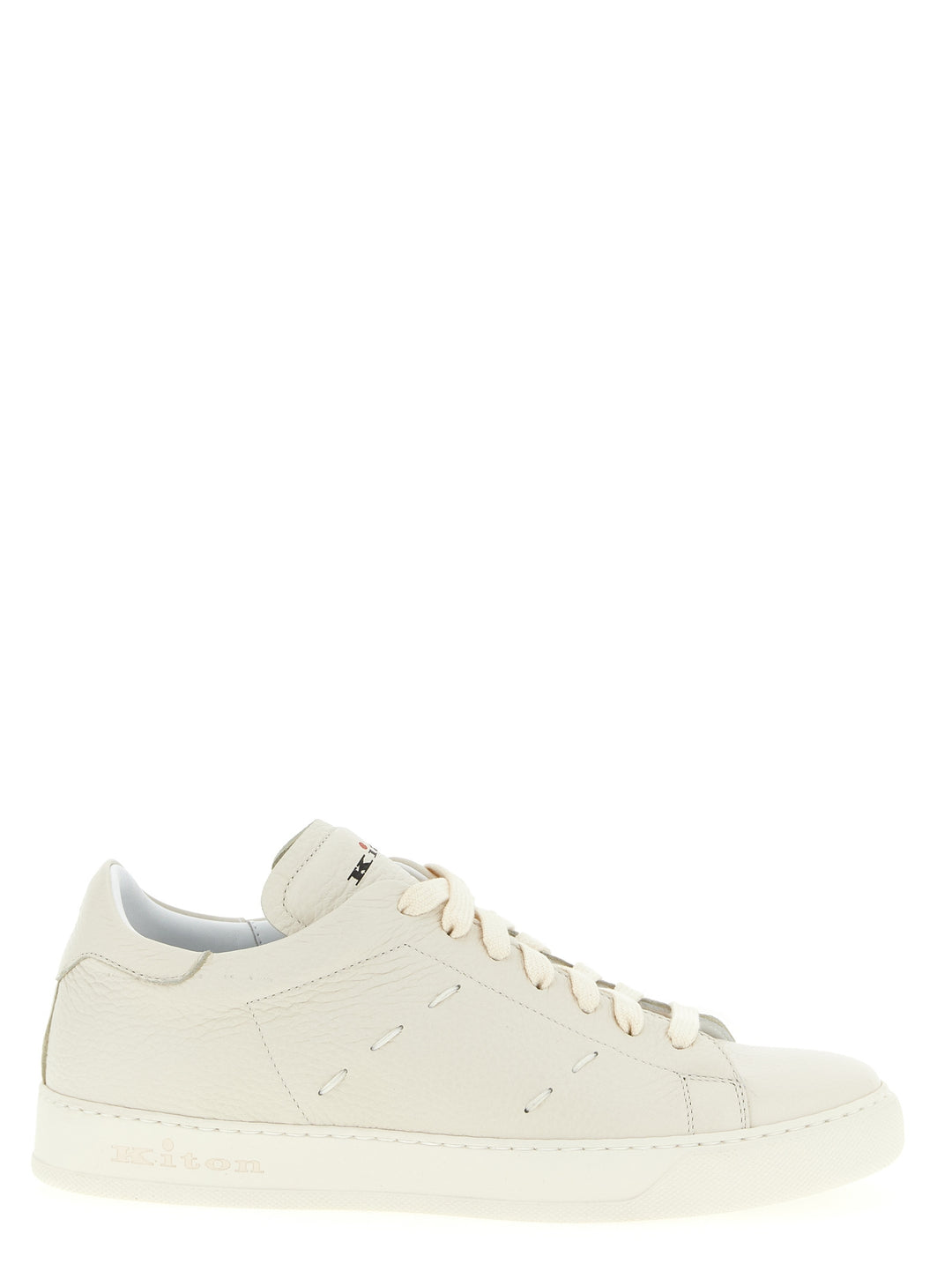 Kiton Leather Sneakers - White | 4ae68e755059f3af87b9c4ad509ef67912e60ffb