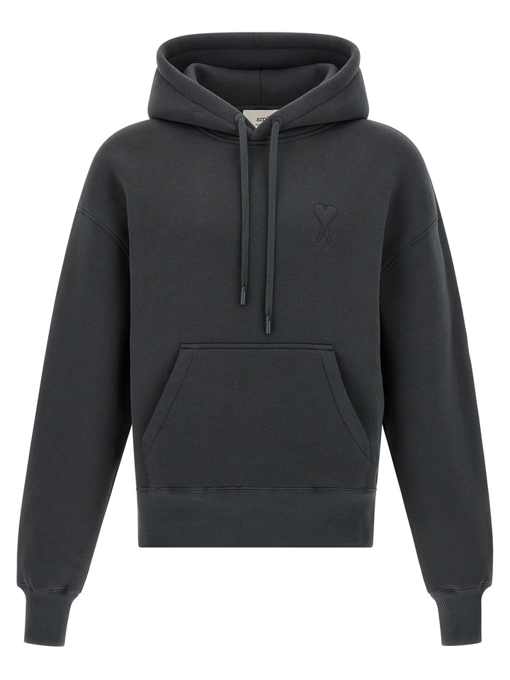 Ami Paris Ami De Coeur Sweatshirt - Gray | c4a553504445722515c57510e7d6cd211e21c58f