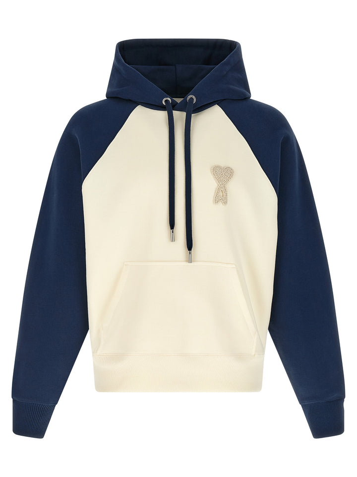Ami Paris Ami De Coeur Sweatshirt - Blue | 9ba34ae70e271a569a8f8e64cf342c59236d57b0