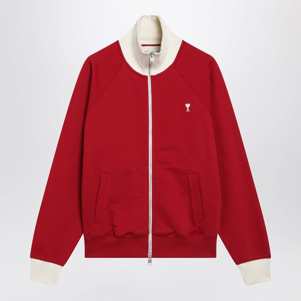 Ami De Coeur Sweatshirt In Ruby Red/Ivory