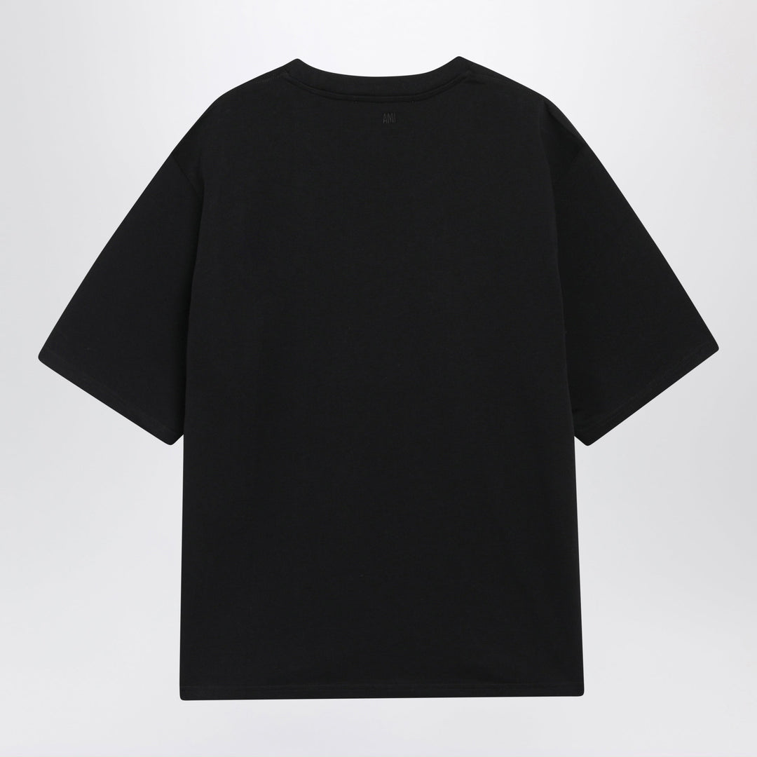 Ami Paris Black Ami De Coeur T-Shirt