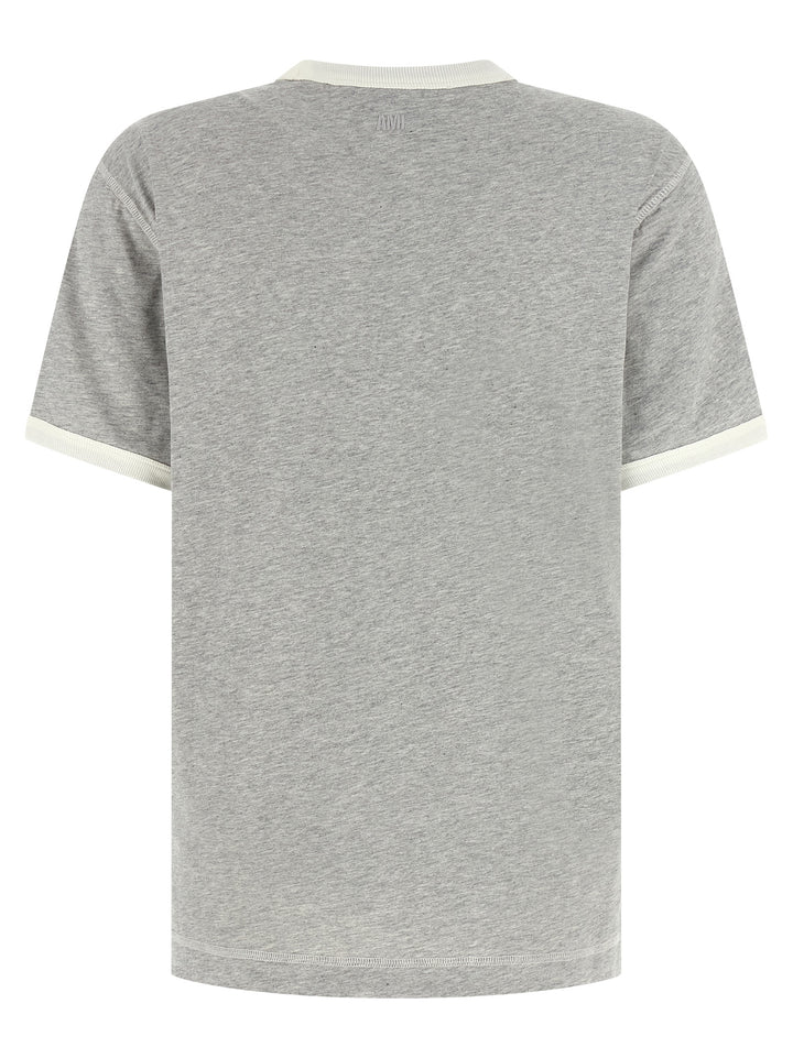 Ami Paris Ami De Coeur T-shirt - Gray | 519a6cc21360df8b04dfa81231c489ff0ae4f7ec