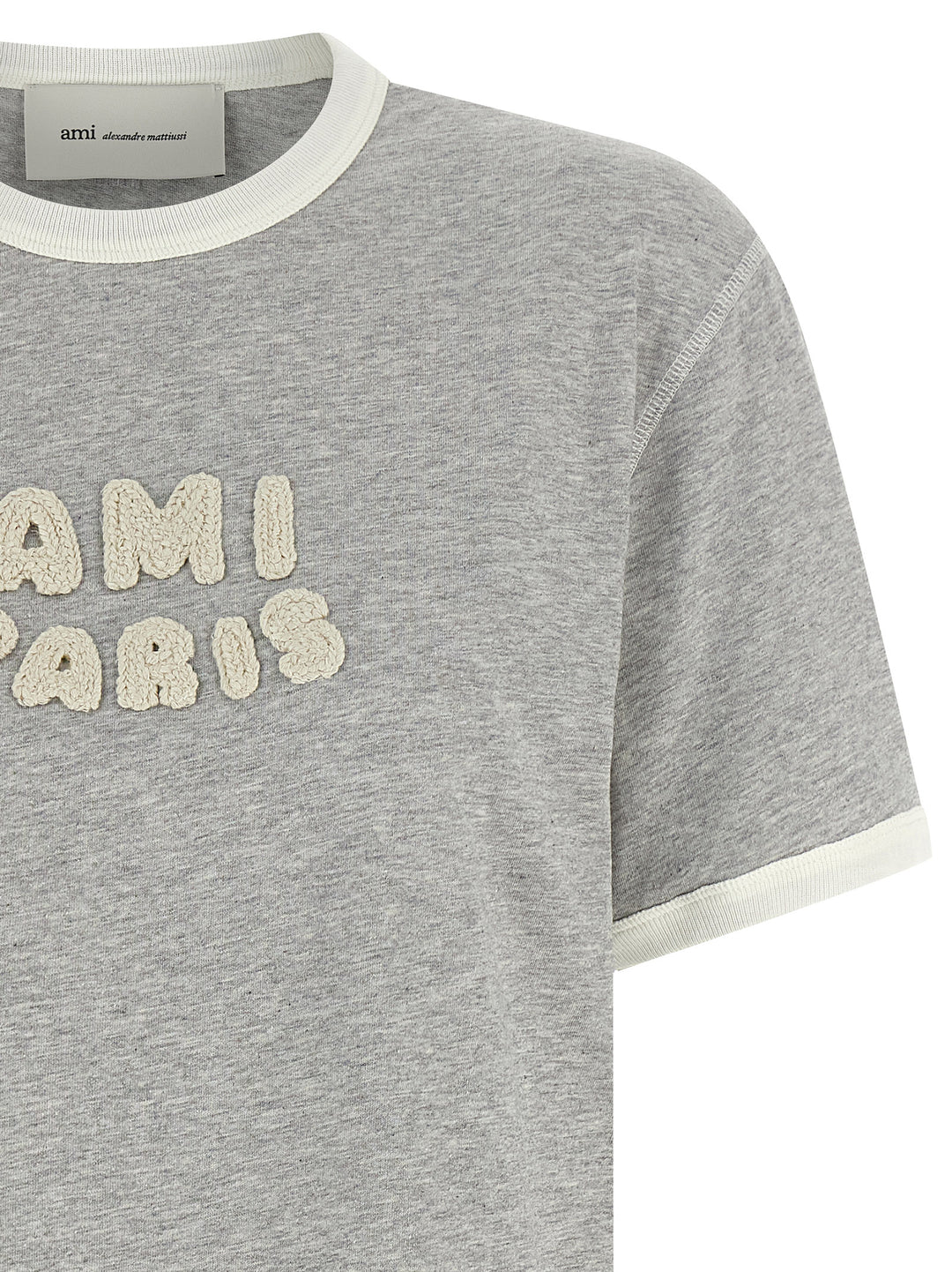 Ami Paris Ami De Coeur T-shirt - Gray | b3ce0e3e605d107452cbac05e38fdc6b0f58fc72