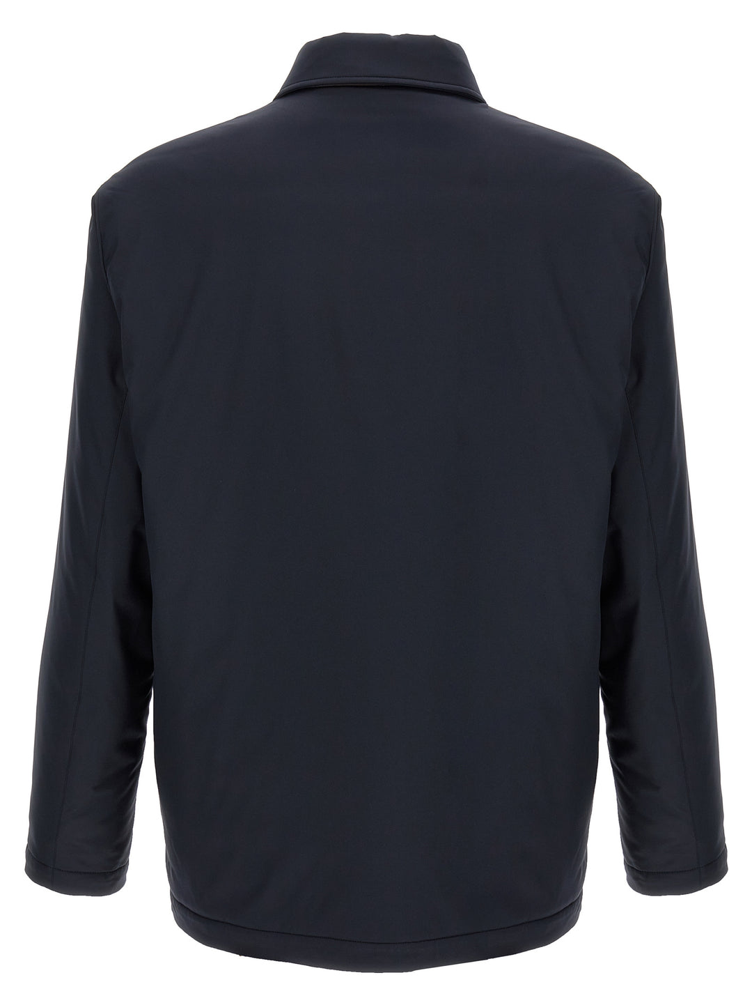 Kiton Padded Overshirt Puffer Jackets - Blue | 05c9c59669dab03b1fe22fe03de23cb7e97abb12