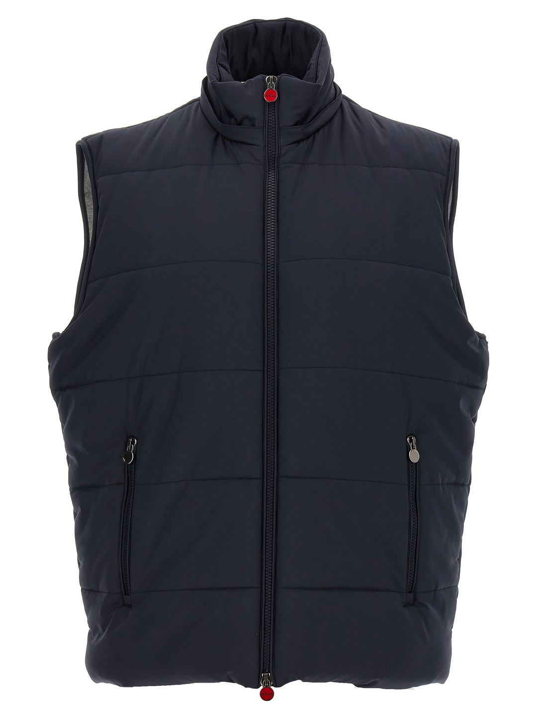 Kiton Padded Vest Gilet - Blue | 0ce46a0c430a31ce6ae09dd61231882429d8541f