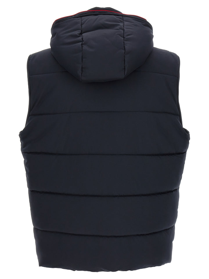 Kiton Padded Vest Gilet - Blue | d2ce75bb866d2ed2f4ec90ec6373230221f8b25e