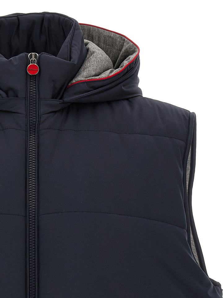 Kiton Padded Vest Gilet - Blue | a36e00cd8dcd2c4ca9d719faee93da73c863c08a