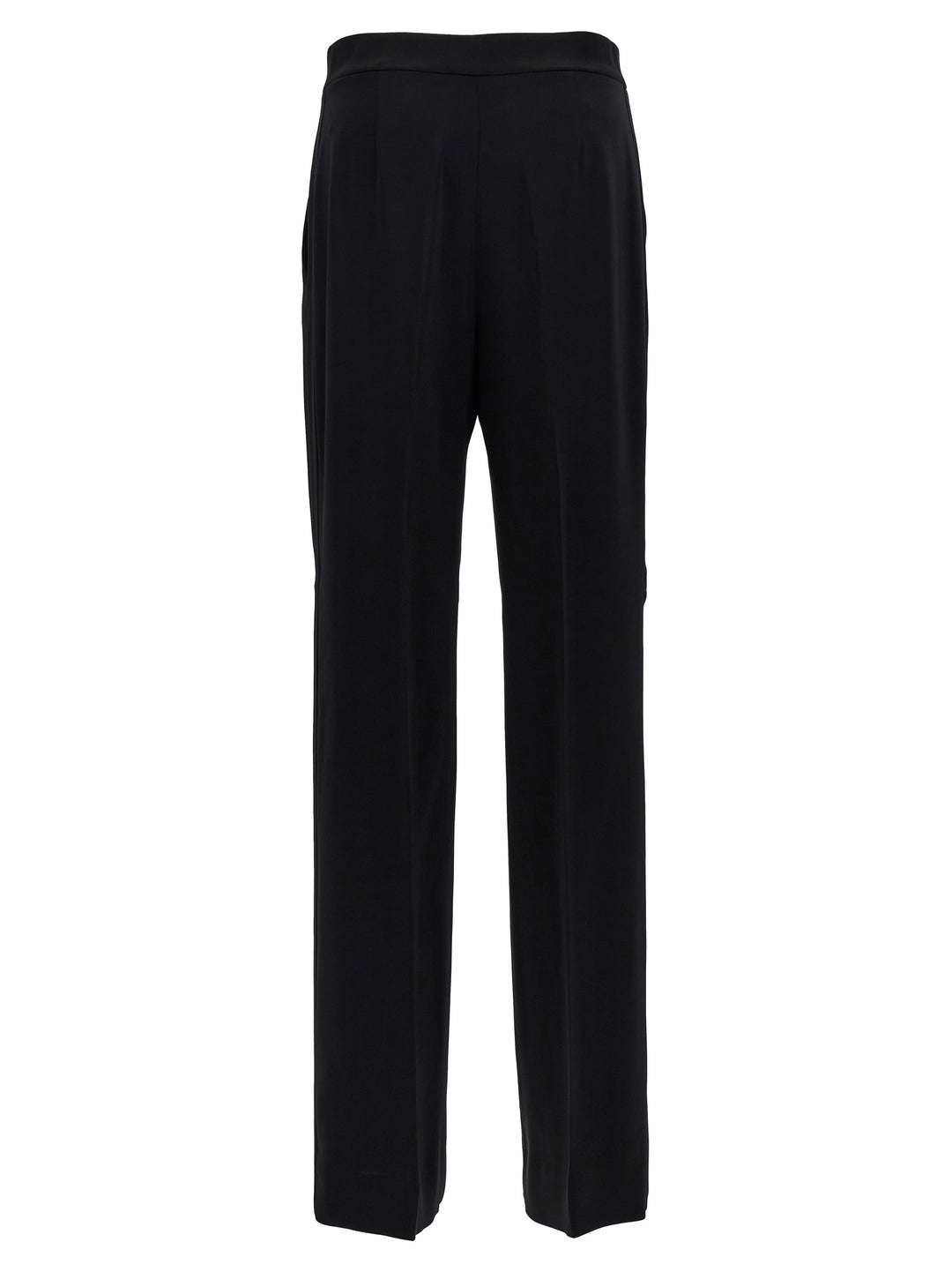 Satin Band Pants Black