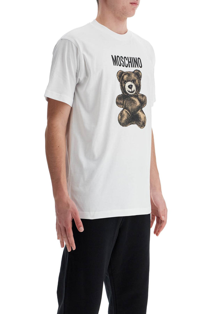 T Shirt Con Stampa Moschino Teddy Bear