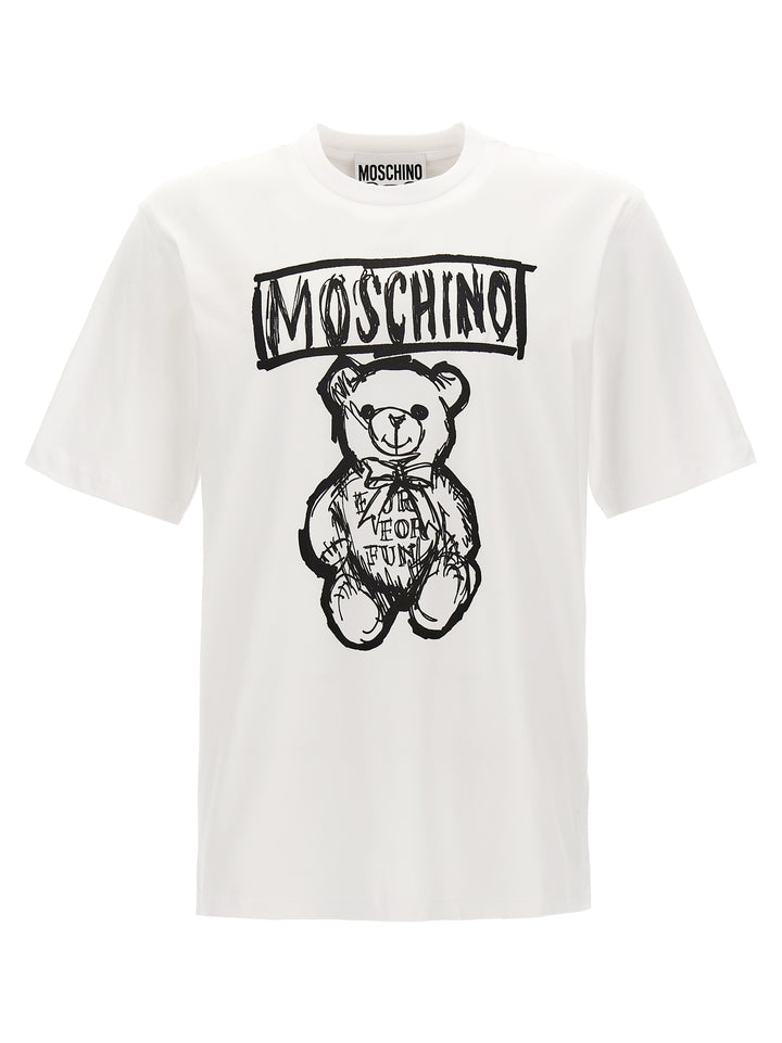 Logo Print T-Shirt White/Black