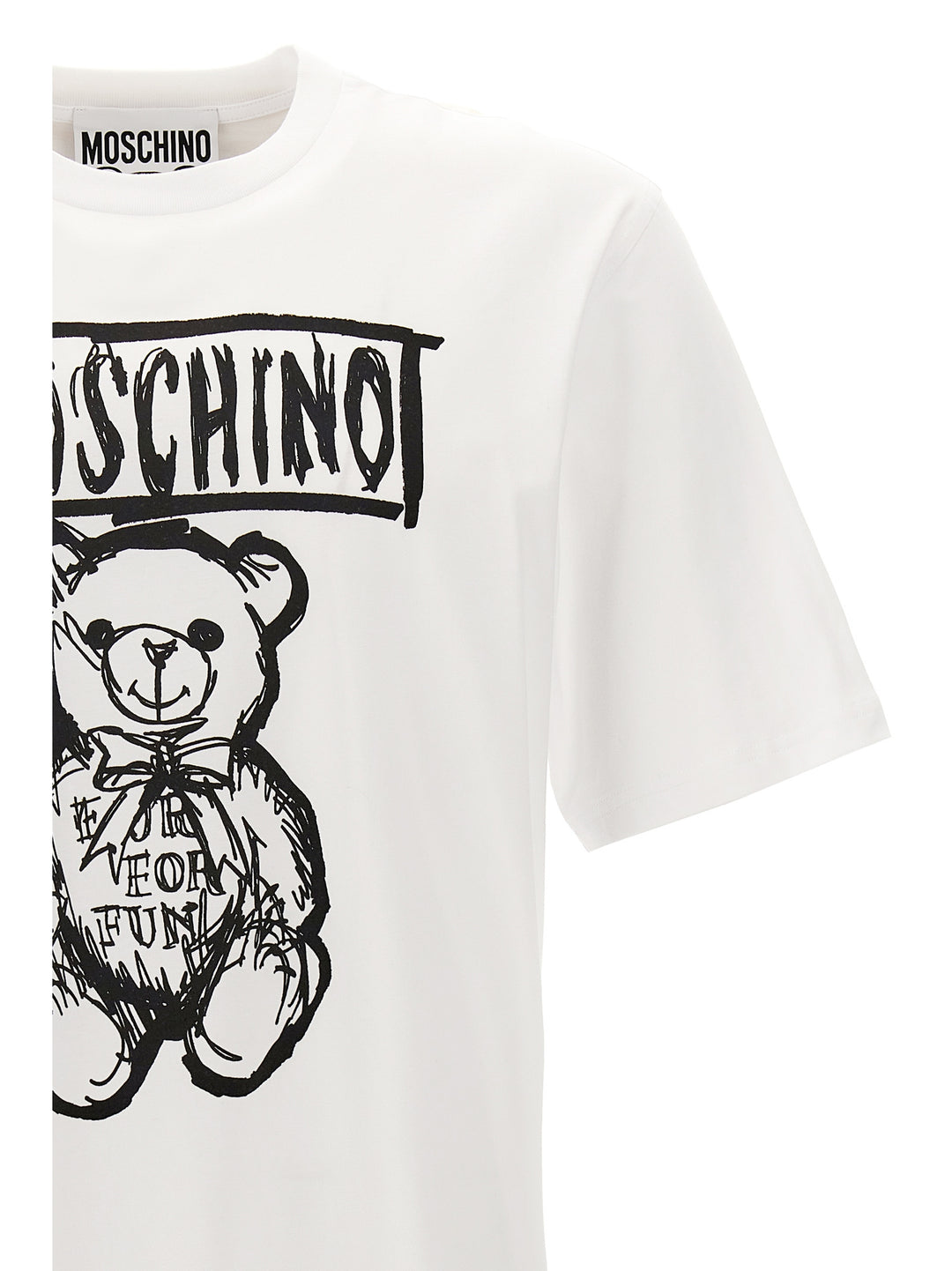 Logo Print T-Shirt White/Black