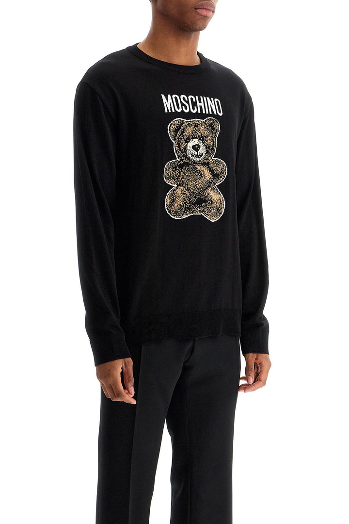 Maglia In Cotone Moschino Teddy Bear