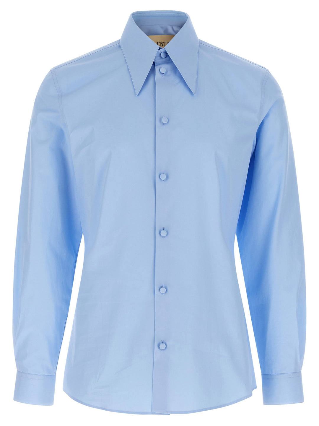 Valentino Garavani Valentino Garavani Cotton Shirt Shirt and Blouse - Light Blue | 7916ef37ba1a5fc42890c4d5f403069ebc1a7971