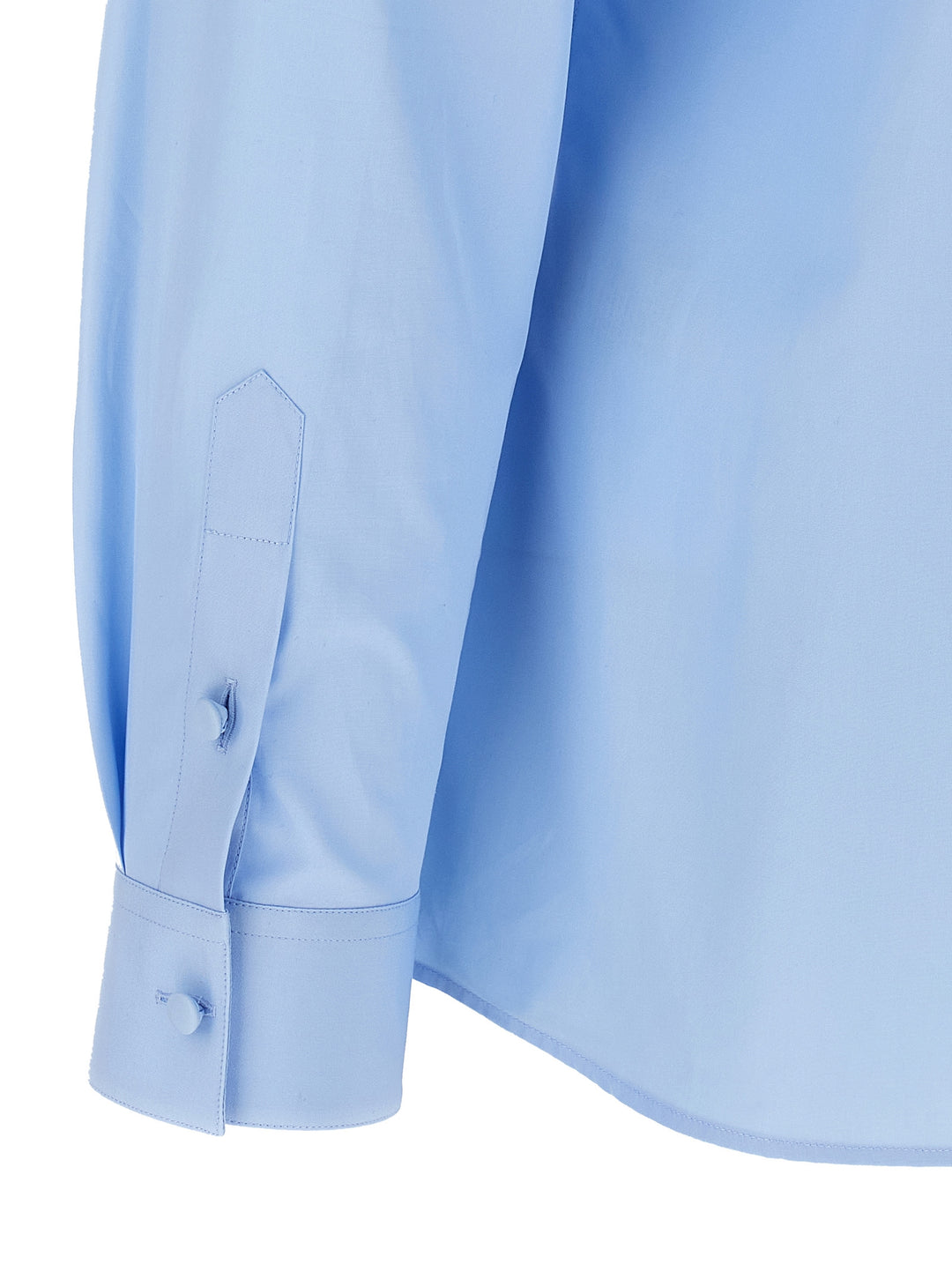 Valentino Garavani Valentino Garavani Cotton Shirt Shirt and Blouse - Light Blue | 9de01f9da46306099eadc4539527b02818a1e9af