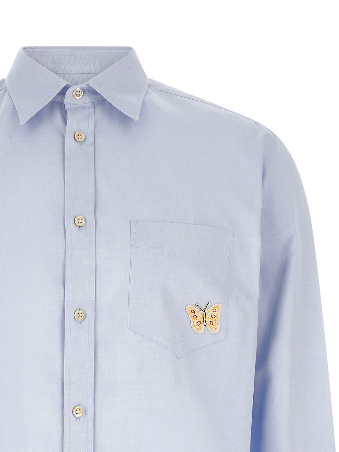 Valentino Garavani Butterfly Shirt and Blouse - Light Blue | fa58917617e6da22868bcd5fba03795c41abddae