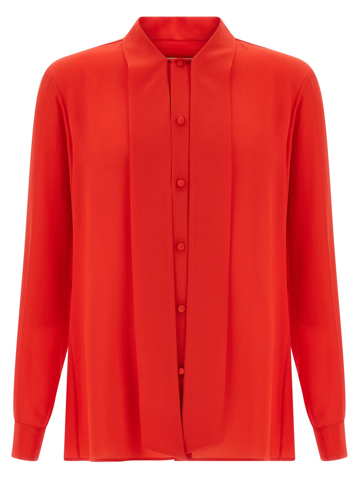 Valentino Garavani Valentino Garavani Silk Shirt Shirt and Blouse - Red | 344708c52a5346eac6c3d0cf17f5d0a4cfd3c127