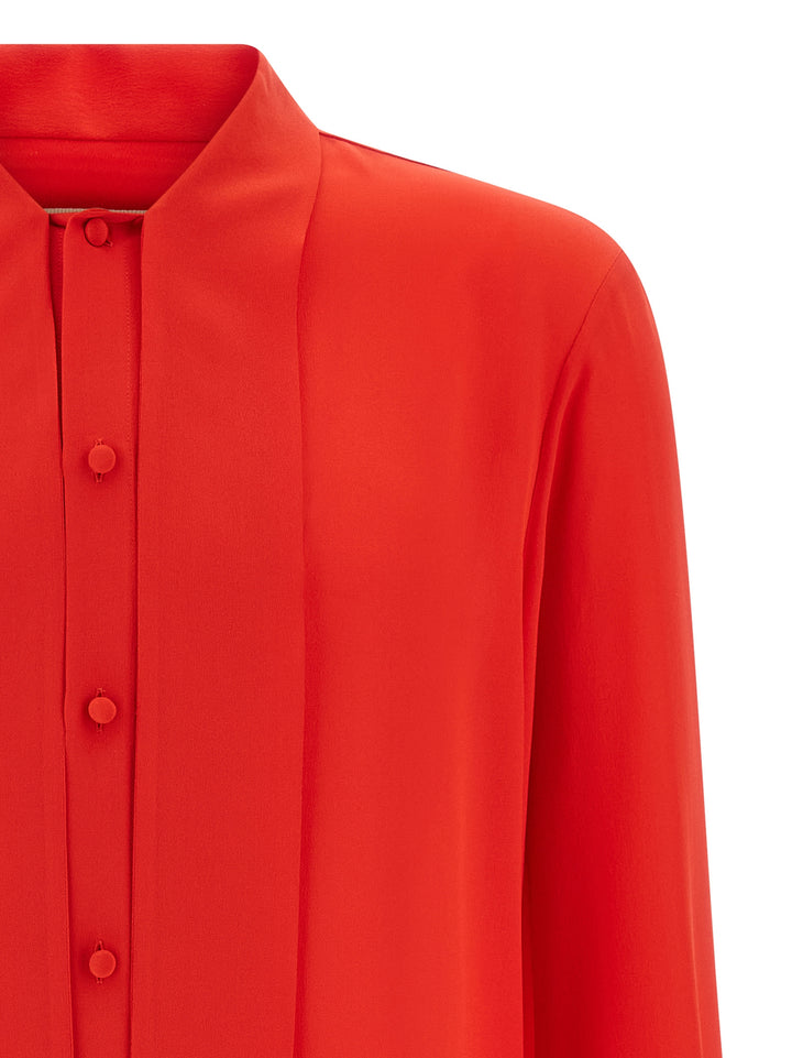 Valentino Garavani Valentino Garavani Silk Shirt Shirt and Blouse - Red | 3ea20ee2e71ce228279d553fba68dc31ec35fd0e