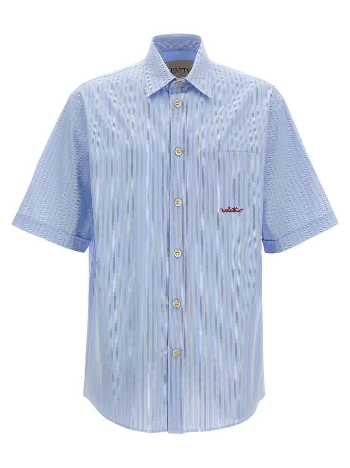Valentino Garavani Vlogo Shirt and Blouse - Light Blue | 6de66bd6be3c168007fd355df45b2aa7953bcbfe