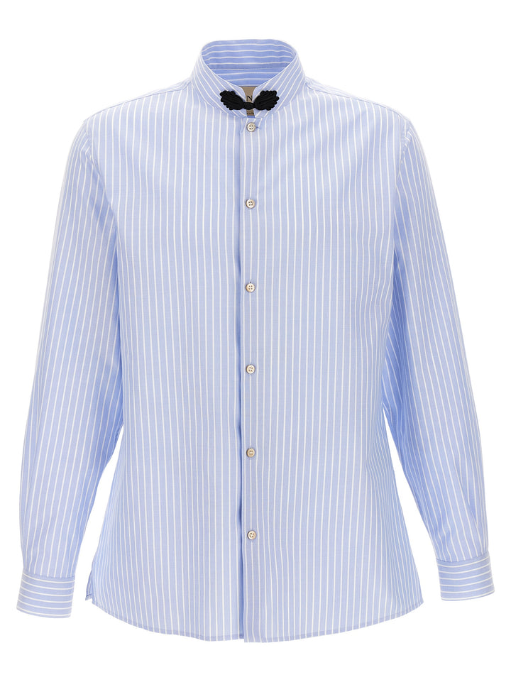 Valentino Garavani Valentino Garavani Striped Shirt Shirt and Blouse - Light Blue | 562c23b5efc22408e3a6a7c156439b9dfa5cc61f