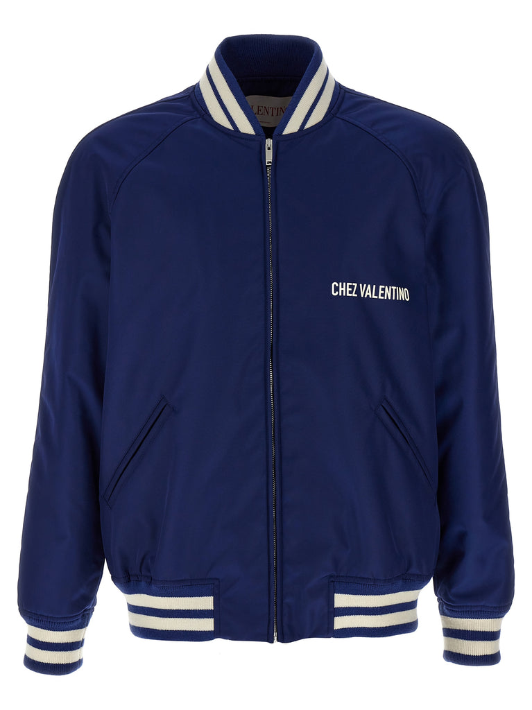 Valentino Garavani Chez Valentino Puffer Jackets Blue | Wanan Luxury