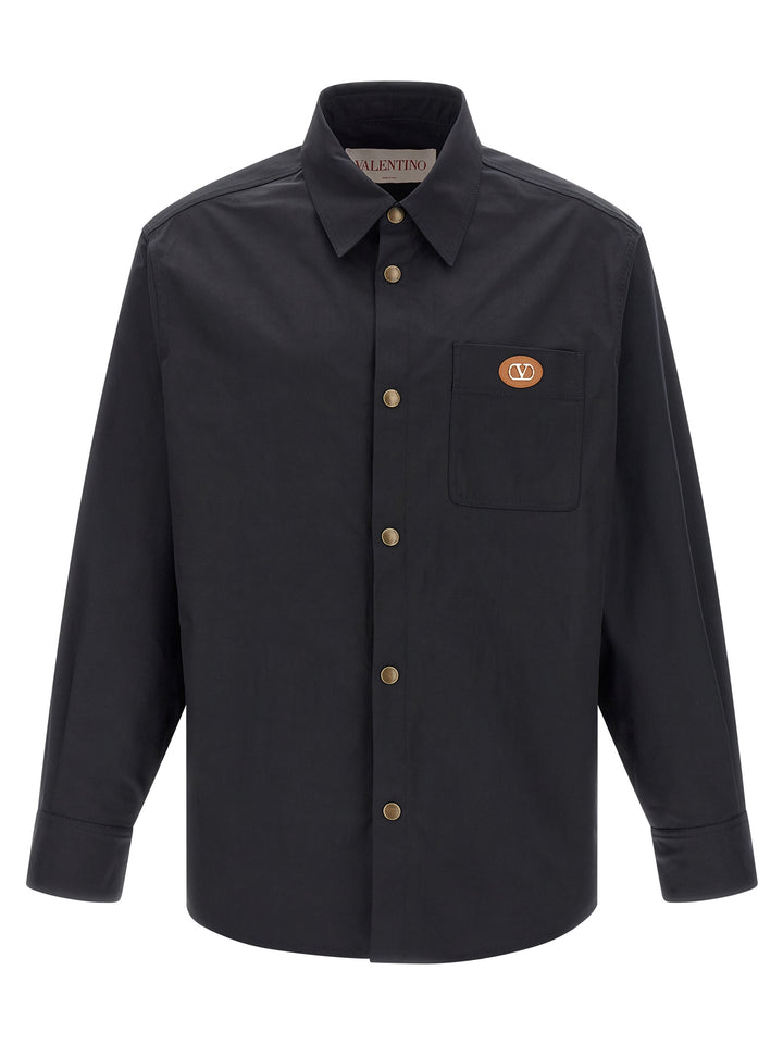 Valentino Garavani V Detail Puffer Jackets - Blue | e63c32254fa2914b151d454b2582275202adfe69