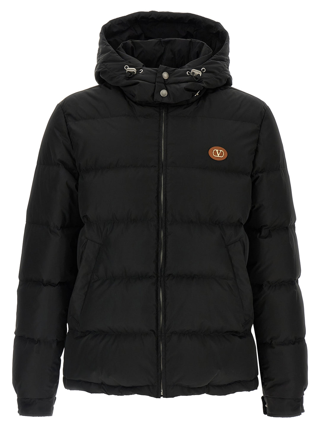 Valentino Garavani Vlogo Signature Puffer Jackets - Black | fdb4e38363d8cfa1716b6bd9a81bd52c0ef82b89