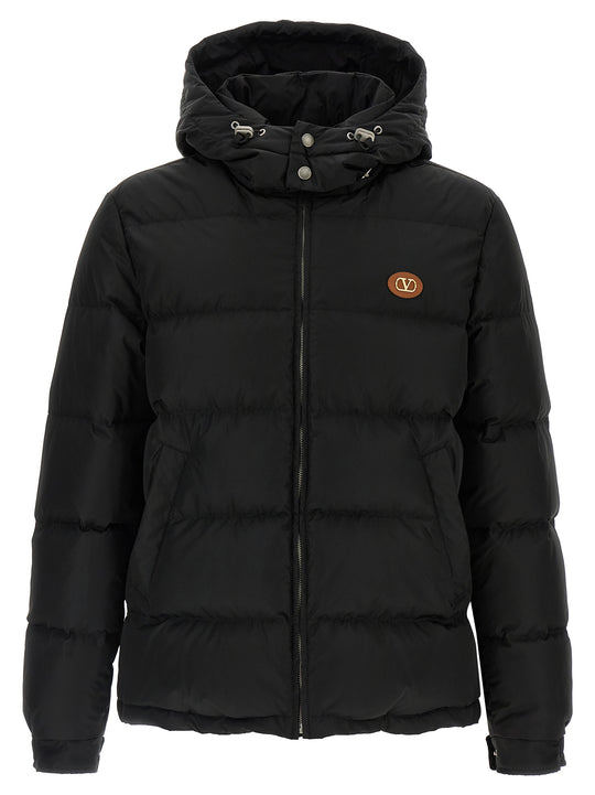 Vlogo Signature Puffer Jackets Black