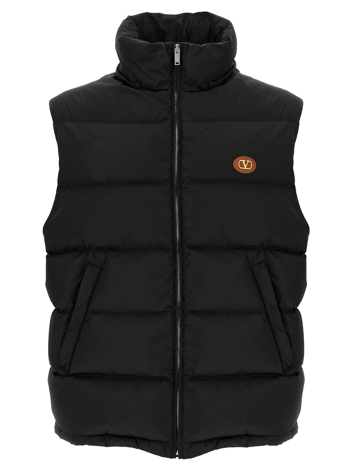Valentino Garavani Vlogo Signature Gilet - Black | 280db85aa6148c5a2cb74cb160f6a43a1b157d63