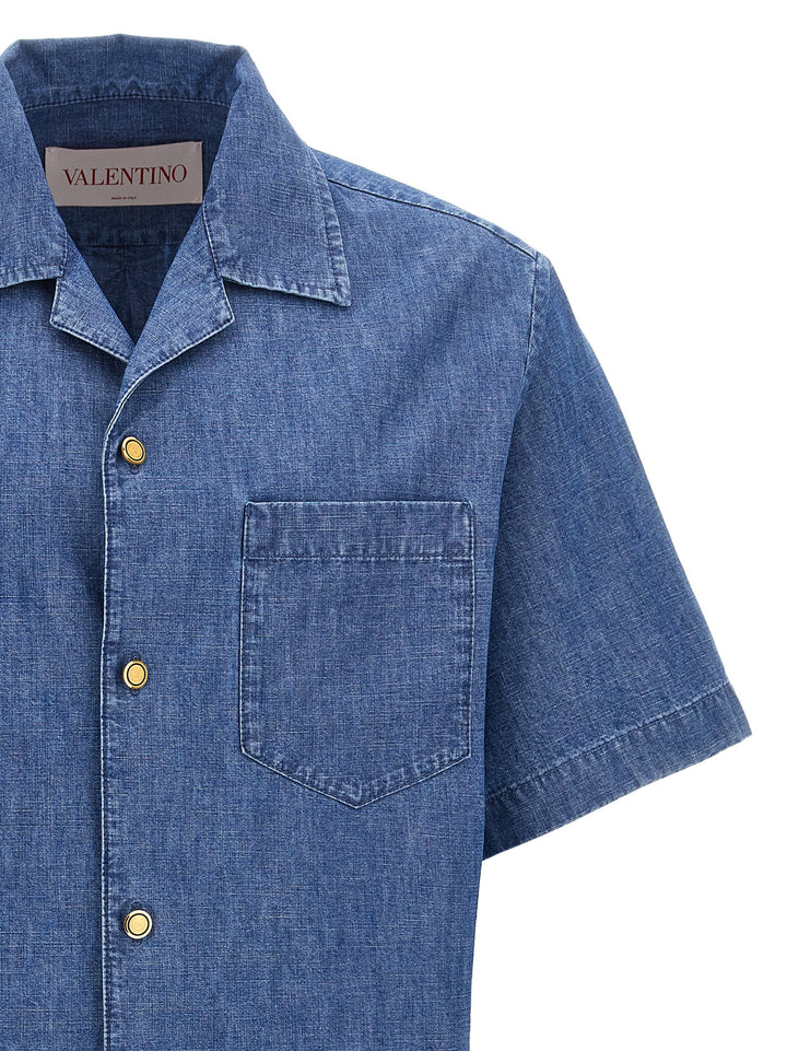 Valentino Garavani Denim Shirt Shirt, Blouse Blue