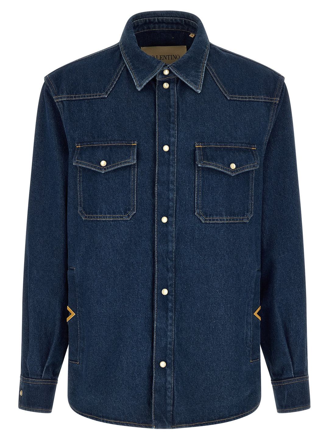 Valentino Garavani Vgold Shirt and Blouse - Blue | ee7eb016c1b6c09cd0b8eef2a3b6416837b2d836