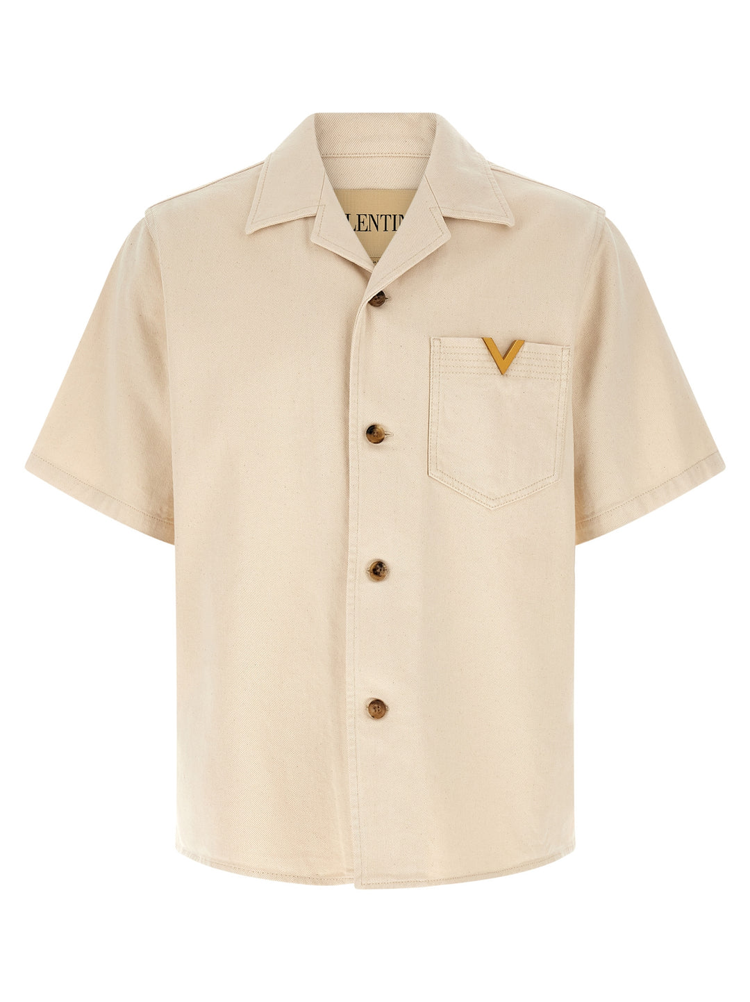 Valentino Garavani Valentino Garavani Vgold Shirt Shirt and Blouse - Beige | 64820f20e436020949055d66eb5f59d4635f1aba